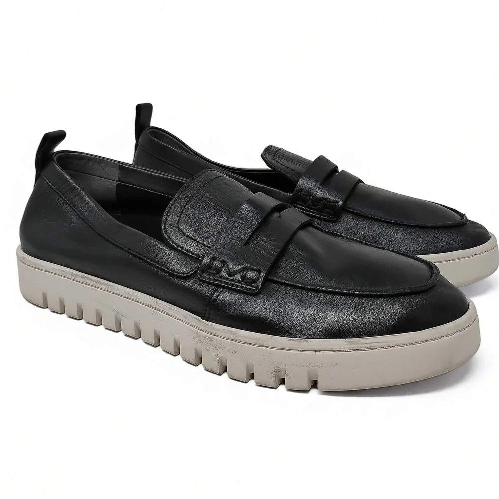 Vionic Size 9 US Vionic Uptown Loafers Leather Penny Loafers Slip On Platform